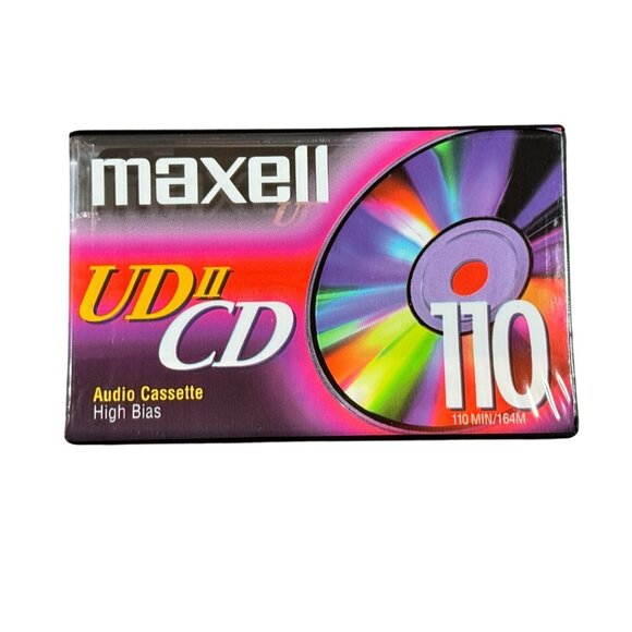 Maxell UDII 110 Type II High Bias Audio Cassette Tapes Lot of 4 Factory Sealed - Picture 4 of 7